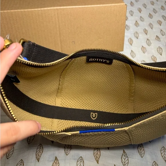 Rothy's Brown Butter The Crescent Bag - Picture 4 of 5